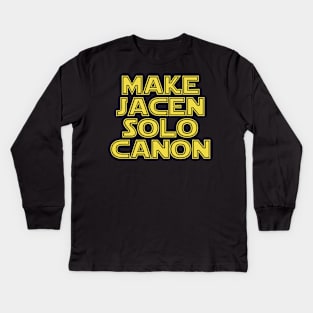 Make Jacen Solo Canon Kids Long Sleeve T-Shirt